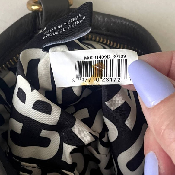 Marc by Marc Jacobs Classic Q Percy Cross Body Handbag Purse Faded Aluminum Gray - Picture 10 of 12